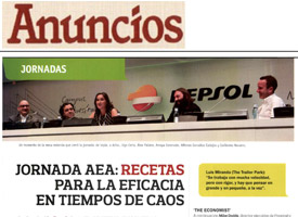 Recetas para la Eficacia en tiempos de caos