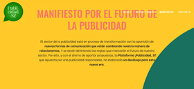 Manifiesto Publicidad, Sí