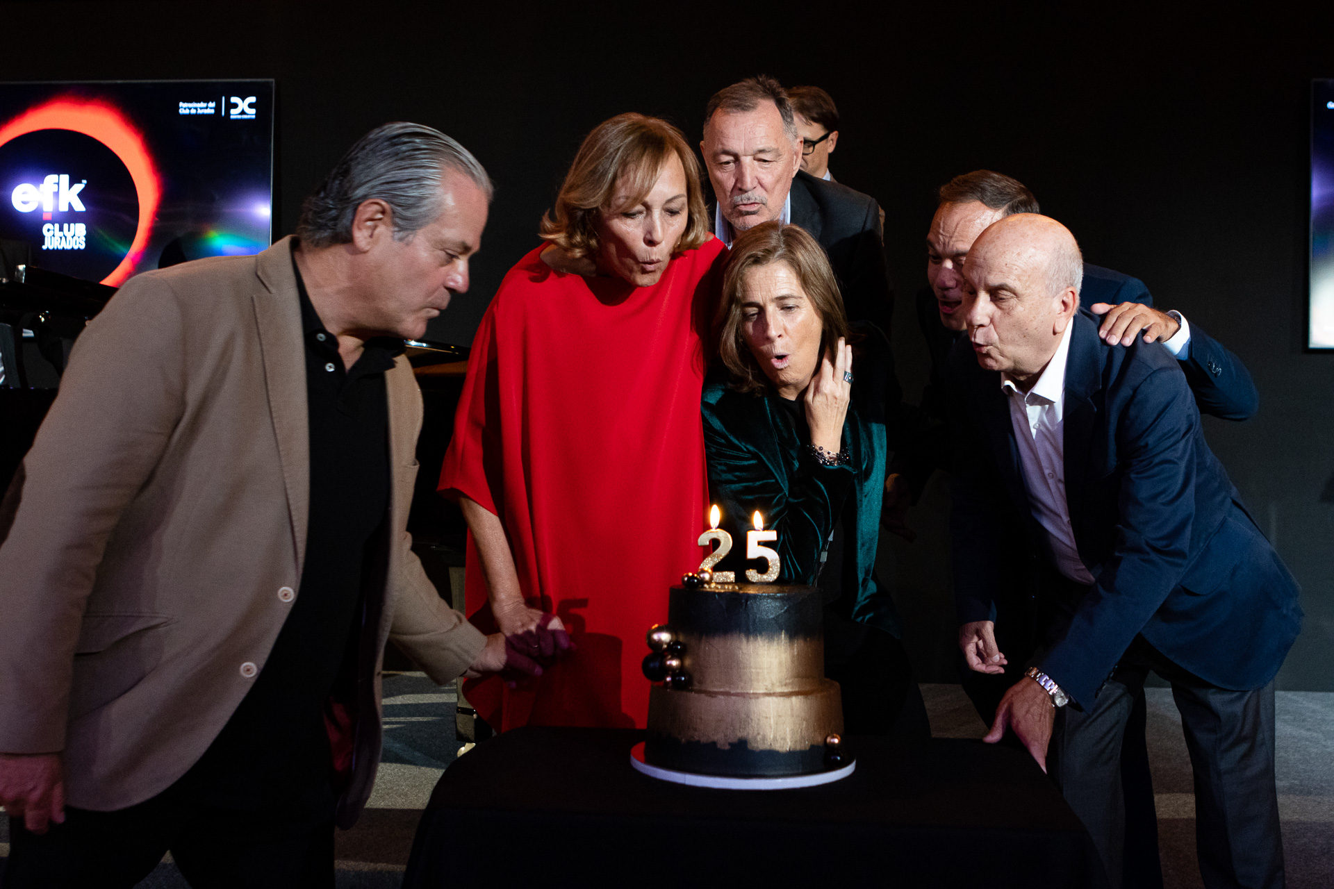 Tarta de celebración por el XXV Aniversario de los Premios a la Eficacia